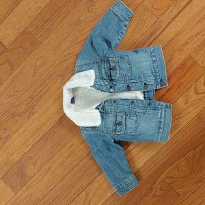 Baby Gap Sherpa Denim Jacket